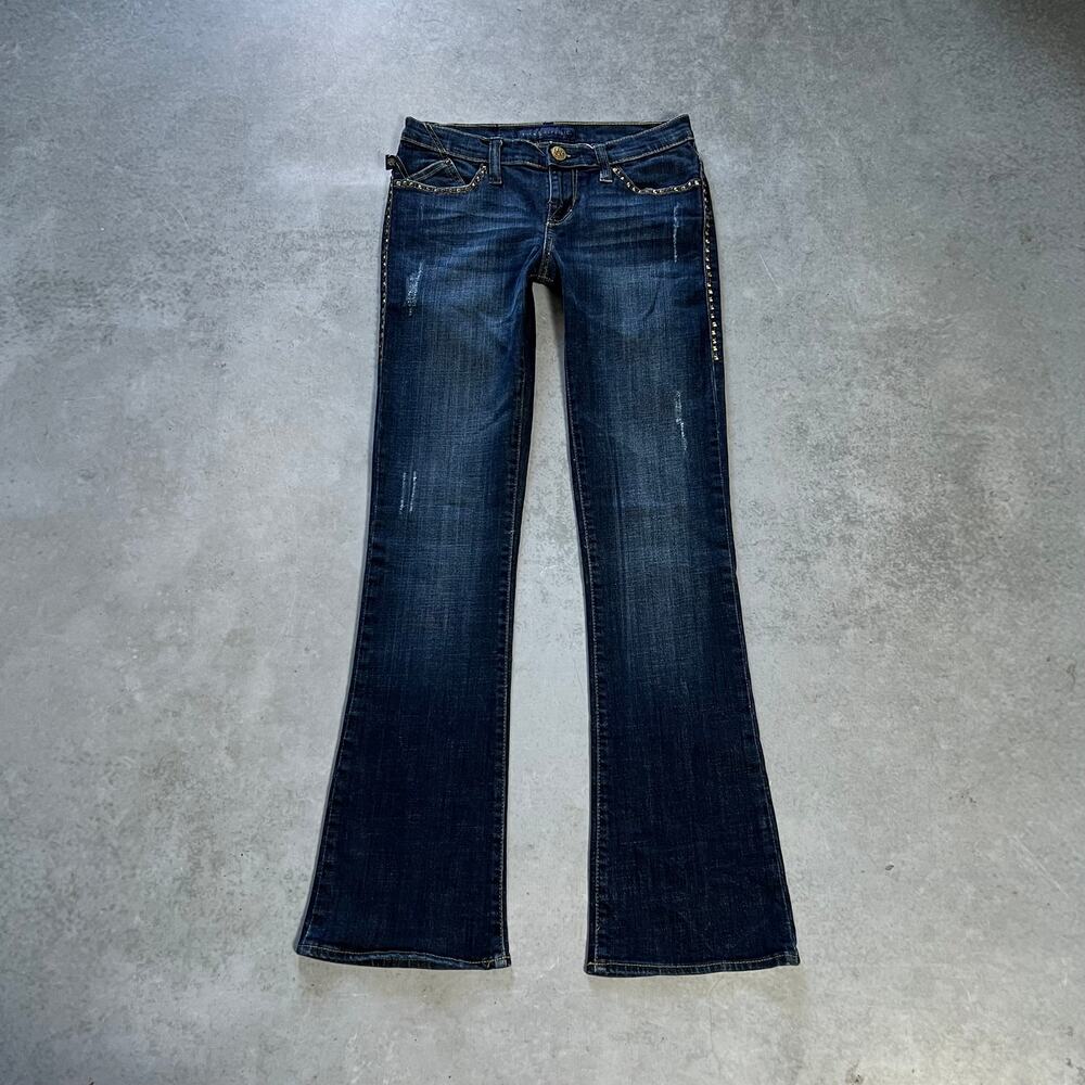 Rock & Republic Kasandra Bootcut Women's Size 4 Jeans Dark Wash Low Rise Denim